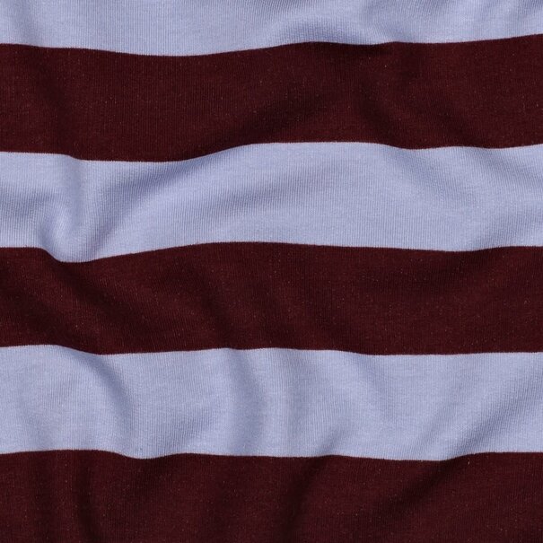 Soft sweat stripes - burgundy