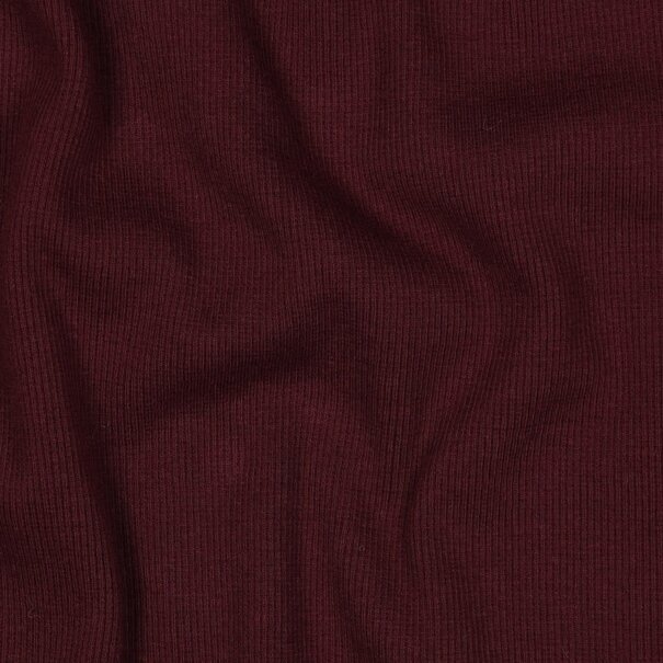 Boordstof rib - aubergine 6