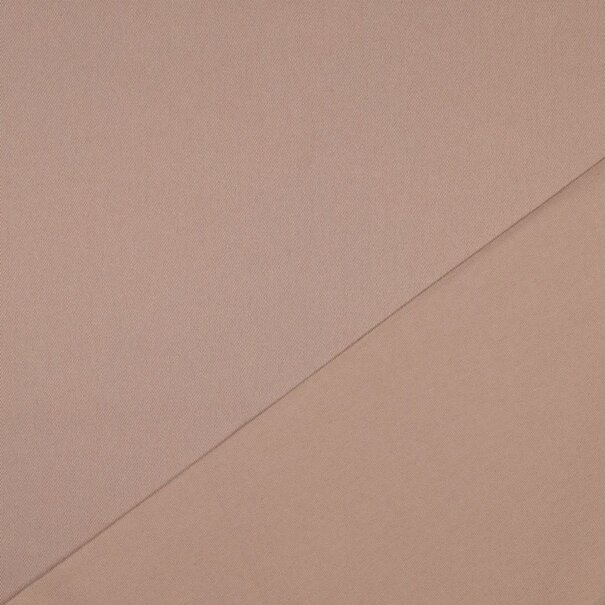 Katoen twill - dark beige