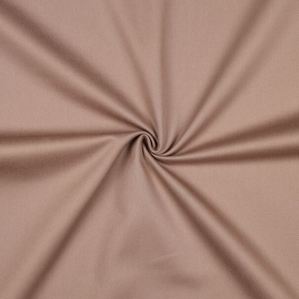 Katoen twill - dark beige
