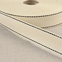 Tassenband ecru/zwart