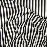 Denim brede streep - antraciet
