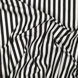 Denim brede streep - antraciet