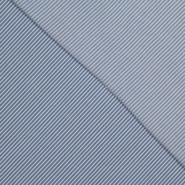 Denim smalle streep - indigo