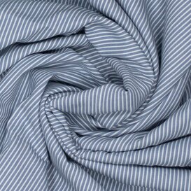 Denim smalle streep - indigo