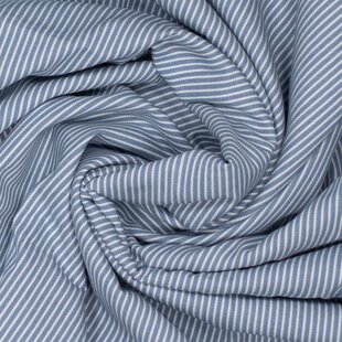 Denim smalle streep - indigo