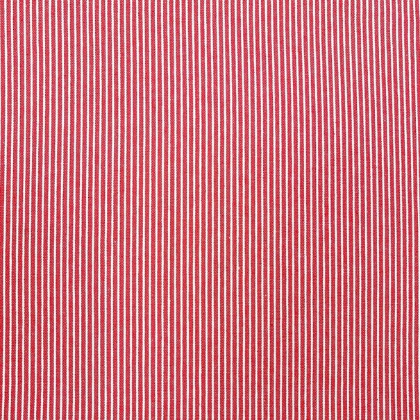 Denim smalle streep - rood
