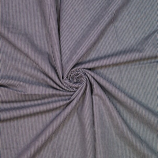 Denim smalle streep - donker indigo