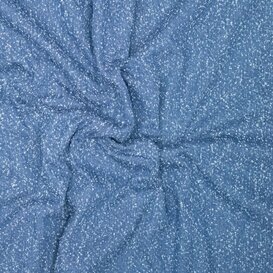 Recycled washed denim - indigo