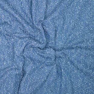 Recycled washed denim - indigo