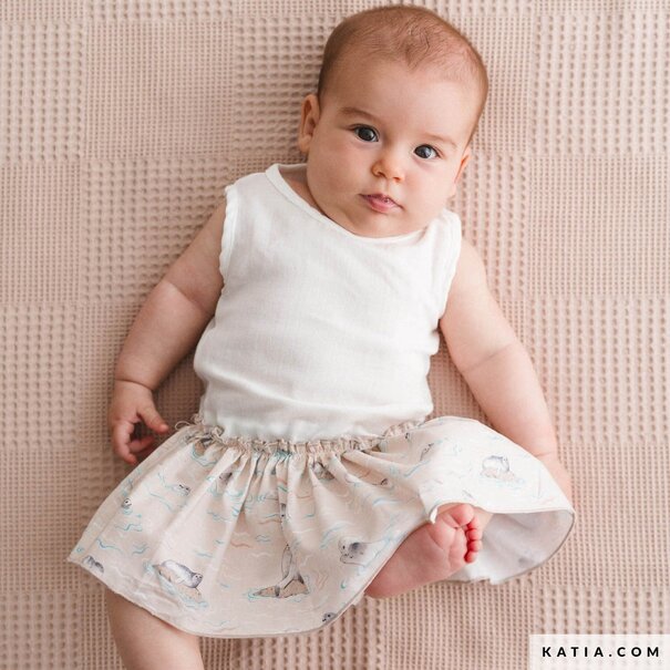 Katia Fabrics Sea lion love - poplin