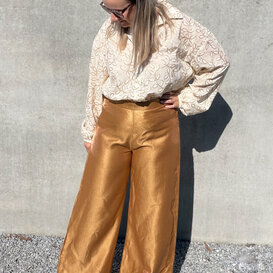 Shiny twill - lizard brown