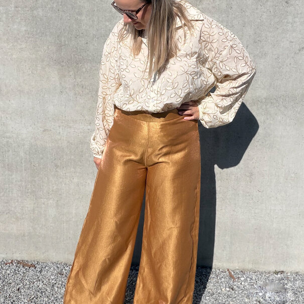 Shiny twill - lizard brown