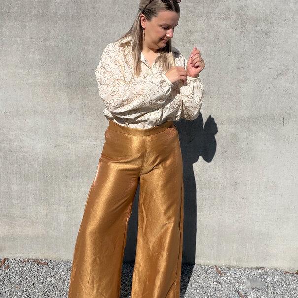 Shiny twill - lizard brown