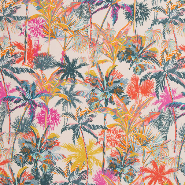 Tropical palms - katoen