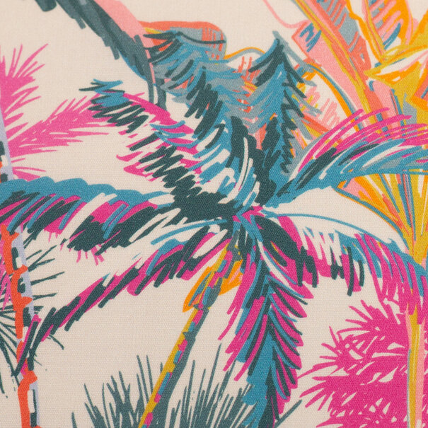 Tropical palms - katoen