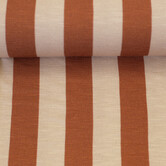 Happy stripes bruin - viscosetricot