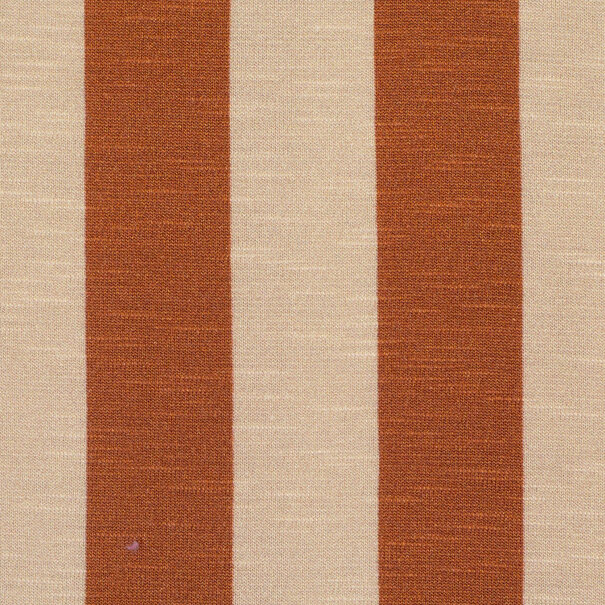 Happy stripes bruin - viscosetricot