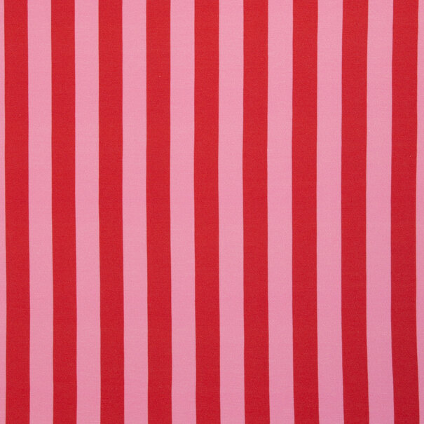 Happy stripes roze - viscosetricot