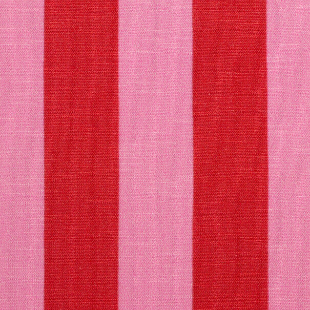 Happy stripes roze - viscosetricot