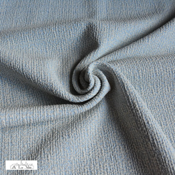 Jacquard gebreid - babyblauw