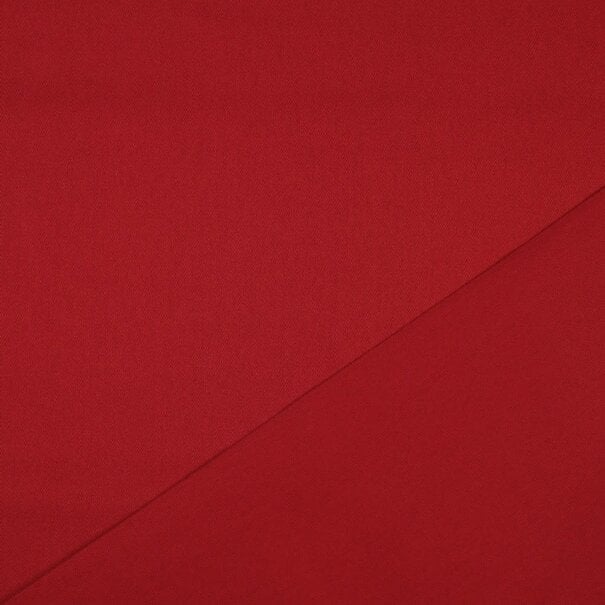 Katoen twill - deep burgundy