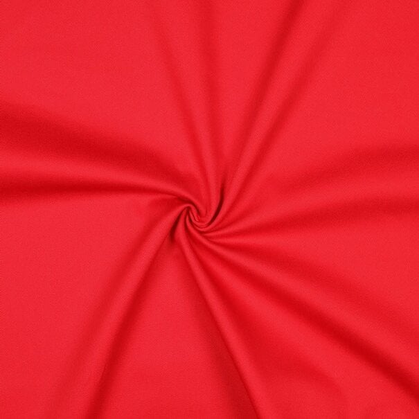 Katoen twill - classic red