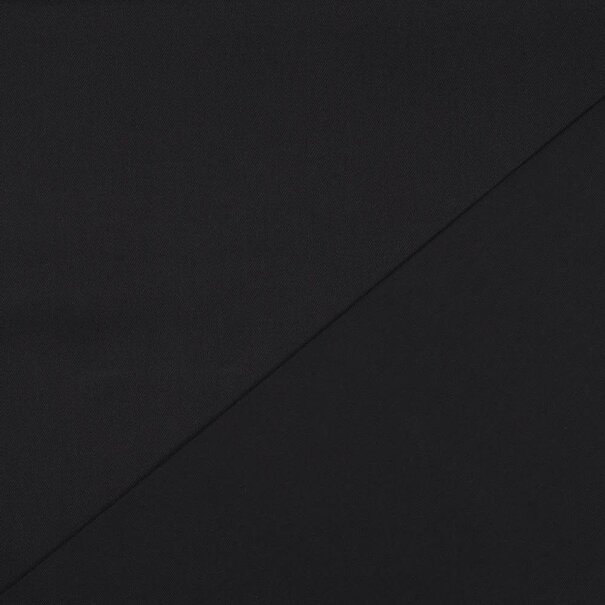 Katoen twill - midnight black