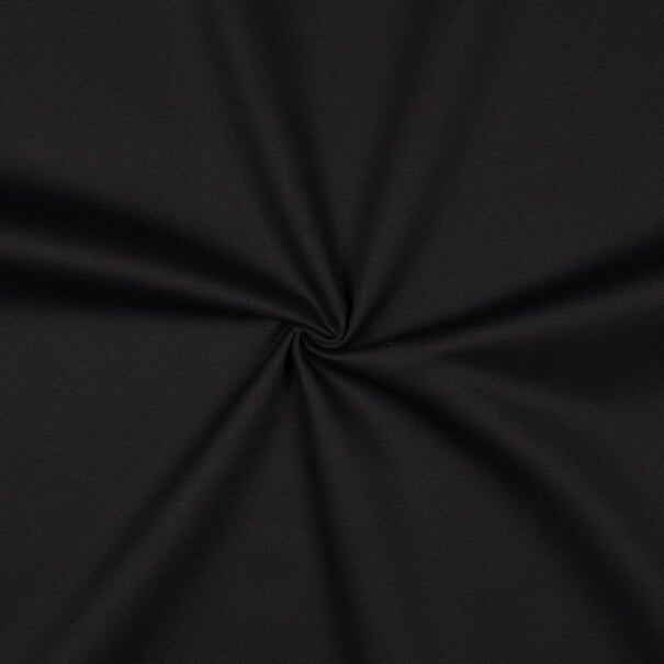 Katoen twill - midnight black