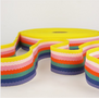 Tassenband lijnen - regenboog