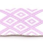 Tassenband zigzag - lila
