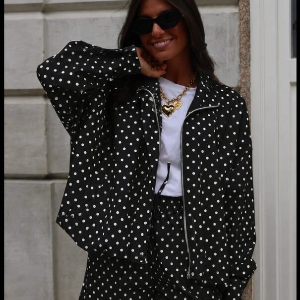 Black polka dots - 2 meter SV26