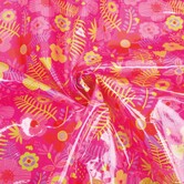 Gelamineerde katoen - tropical fuchsia