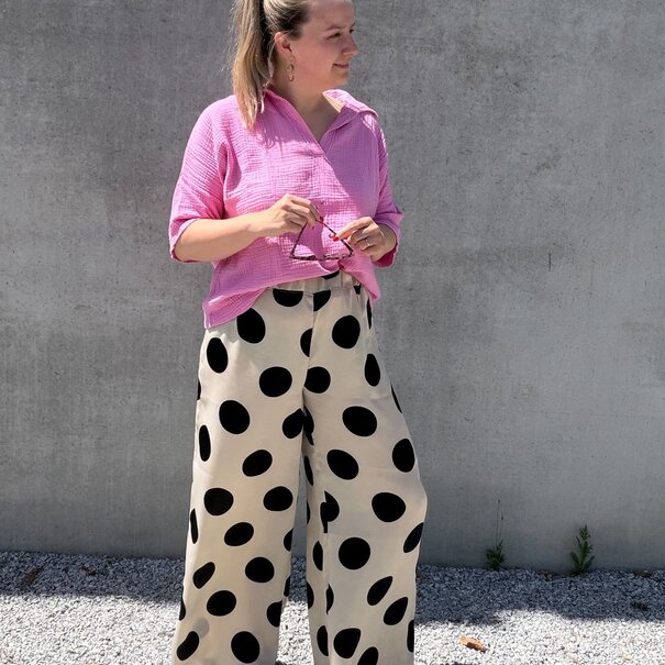 Big polka dots - coupon 1,2 meter