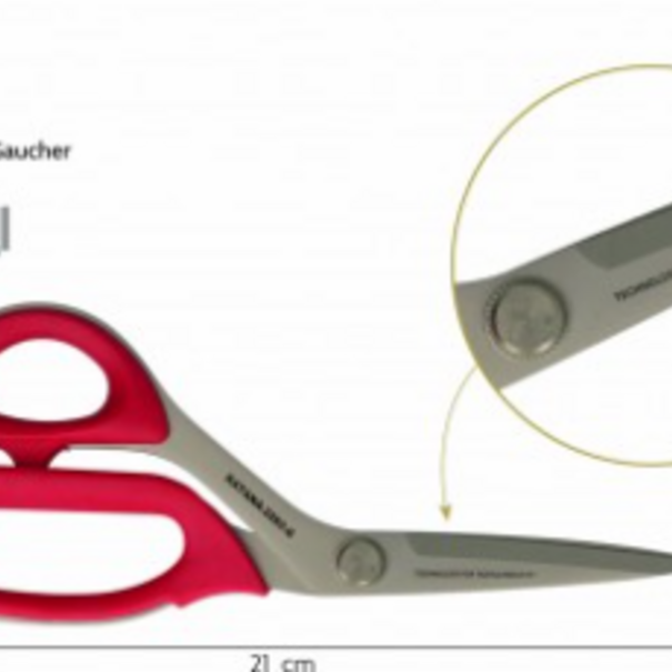 Katana stofschaar linkshandig 20cm