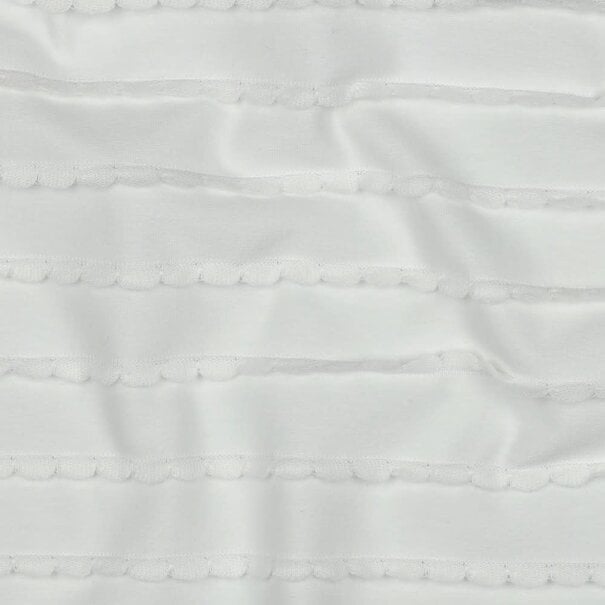 Jersey ruffles - wit