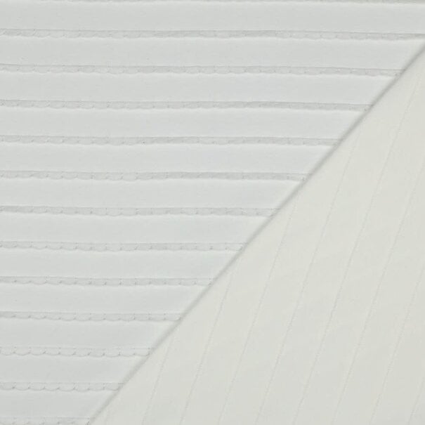 Jersey ruffles - wit