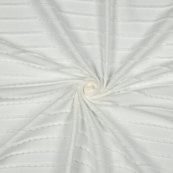 Jersey ruffles - wit