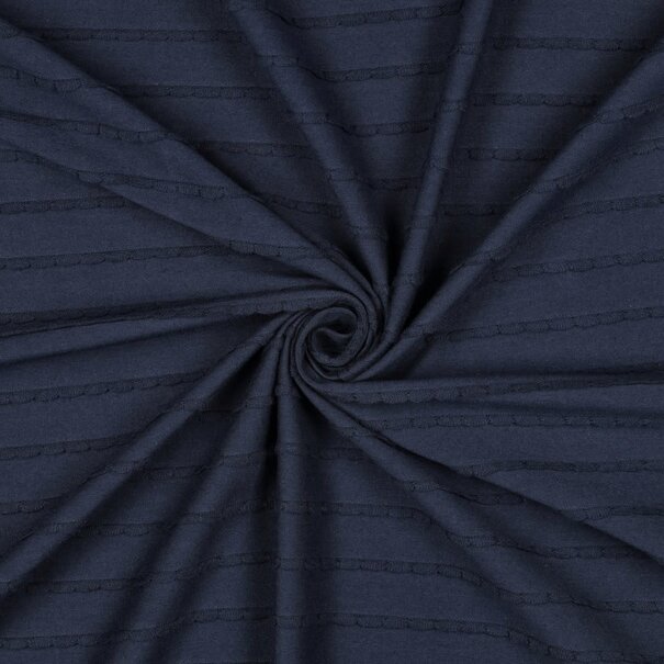 Jersey ruffles - navy