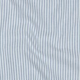 Popeline strepen - blauw