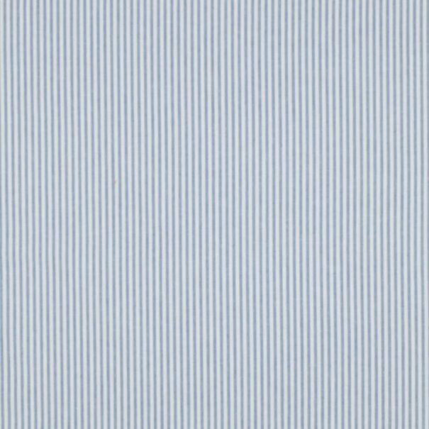 Popeline strepen - blauw