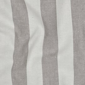 Popeline strepen breed - beige
