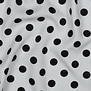 Polkadots wit - viscose