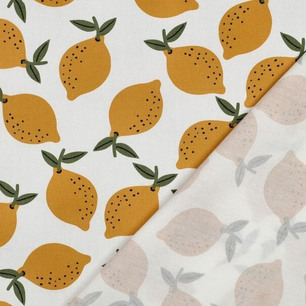 Canvas fruit - citroen