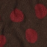 Teddy dots - chocoladebruin