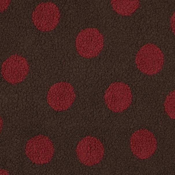 Teddy dots - chocoladebruin
