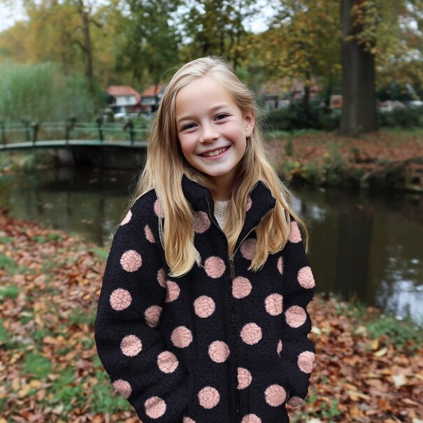 Teddy dots - navy