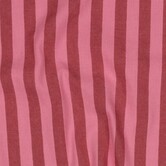 Katoen streep - rood roze