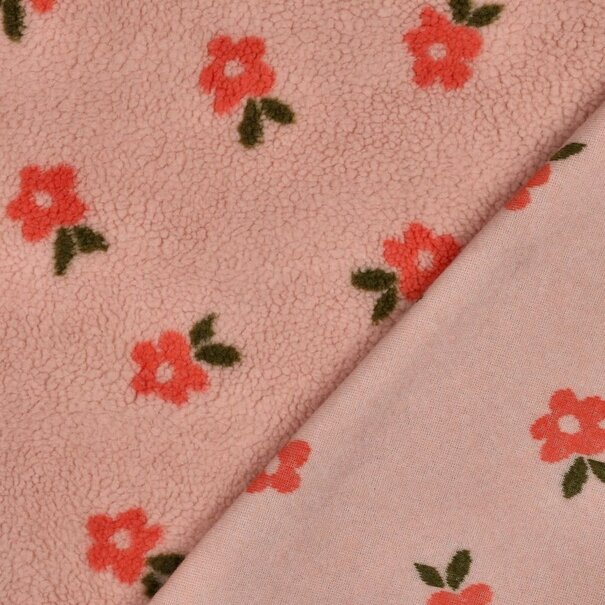 Teddy jacquard - bloemen