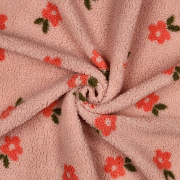 Teddy jacquard - bloemen
